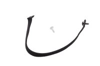 Retaining strap, front upper trim panel, securing strap...