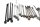 Engine mounting screw set BMW K 1200 S K12S K40 04-08