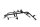Achterframe bagagedrager bevestigingsbeugel BMW R 1150 RS R22 0447 01-05