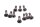 Brake disc screw set, hexagonal countersunk head, brake Honda NC 750 S RC88 16-20