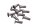 Brake disc screw set, hexagonal countersunk head, brake Honda NC 750 S RC88 16-20