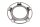 Anello sensore ABS, sensore freno posteriore, sensore velocità Honda NC 750 S RC88 16-20