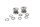 Domkraftsadaptersats, monteringsstativfäste BMW K 1200 S K12S K40 04-08