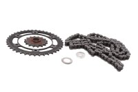 Kit chaîne, transmission, pignon, écrou de blocage KTM 690 Duke A3 12-13