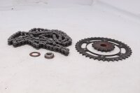 Kit chaîne, transmission, pignon, écrou de blocage KTM 690 Duke A3 12-13