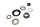 Steering head bearing set, upper triple clamp 10216-04365-01 Hyosung GT 650 R GT650R 05-08