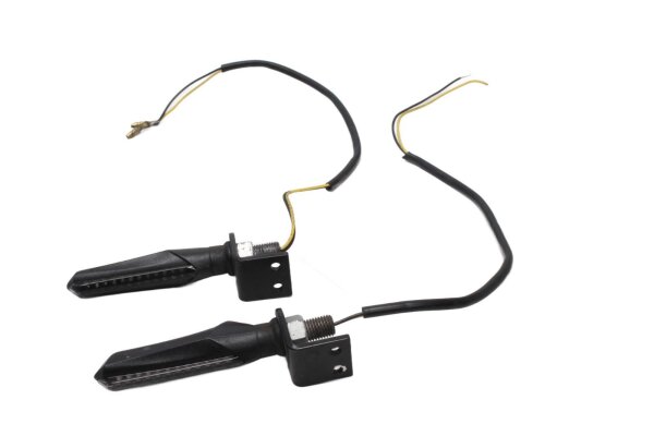 Par de intermitentes traseros LED con carcasa de lente transparente Hyosung GT 650 R GT650R 05-08
