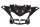 Främre kåpa, sittbrunnspanel, kåpa BMW R 1200 RT K26 0430 R12T 10-13