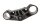 Lower fork crown, steering tube bearing mount Hyosung GT 650 R GT650R 05-08