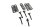 Muelles de embrague, tornillos de embrague, placa de presión Suzuki DL 1000 V-Strom WVBS 02-12
