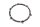Anillo sensor ABS disco de anillo de engranaje de rueda de impulso delantera BMW K 1100 RS K589 0522 92-96