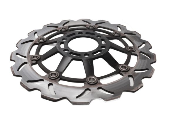 Front brake disc, waveform, floating, drilled Hyosung GT 650 R GT650R 05-08