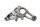Front right footrest bracket, mounting plate BMW R 1150 RS R22 0447 01-05