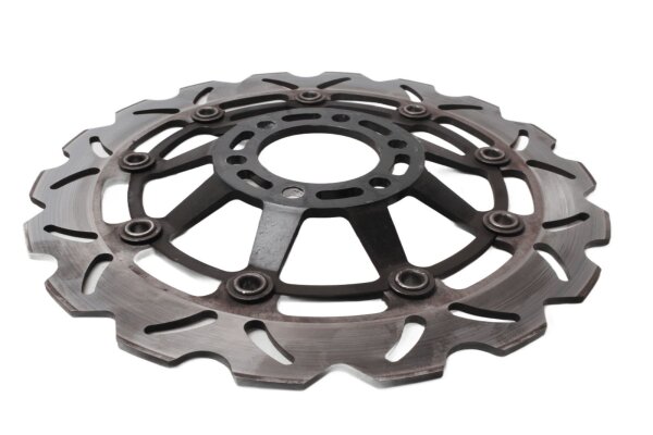 Wave front brake disc, drilled, floating Hyosung GT 650 R GT650R 05-08