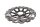 Wave front brake disc, drilled, floating Hyosung GT 650 R GT650R 05-08