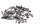 Moottorin ruuvisarja M6 M8 kuusiokoloruuvi BMW R 1150 R Rockster 0308 R21 03-05