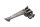 Rear left foldable passenger footrest, ribbed Hyosung GT 650 R GT650R 05-08