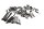 Kit de vis, support, carénage, cadre Suzuki DL 1000 V-Strom WVBS 02-12