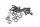 Discos de freno, juego de tornillos, espaciadores BMW R 1150 R Rockster 0308 R21 03-05