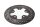 Rear drilled brake disc, single disc Suzuki GSF 1200 S Bandit WVA9 01-05