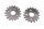 Nockenwellenrad Steuerzahnrad links rechts BMW R 1150 R Rockster 0308 R21 03-05