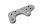 Footrest bracket support plate front right Hyosung GT 650 R GT650R 05-08