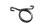 Rear brake lever spring, compression spring, return spring, brake BMW R 1100 S R2S 98-06