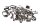Frame screw set, brackets, clamps, springs Honda CB 1000 F Big One SC30 93-96