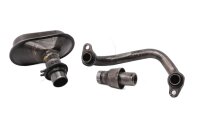 Oil strainer, line, intake snorkel, engine oil filter...