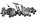 jeu de vis, support, carénage, montage, cadre, reste BMW R 1100 S R2S 98-06