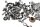 jeu de vis, support, carénage, montage, cadre, reste BMW R 1100 S R2S 98-06
