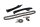 Kit de chaîne de distribution gauche, tendeur, rail de guidage, chaîne dentraînement BMW R 1100 S R2S 98-06