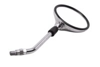 Left rearview mirror, round, adjustable, chrome Honda CB...