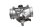 Gasklephuis links, injectiesysteem BMW R 1100 S R2S 98-06