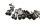 Schraubensatz Halter Restbefestigung Rahmen Verkleidung BMW R 1100 S R2S 98-06