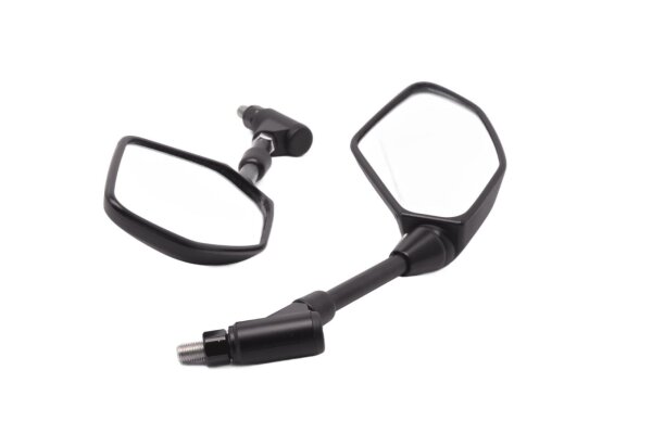 Set specchietti retrovisori sinistro destro specchietti manubrio neri Ducati 1098 1098 08-08
