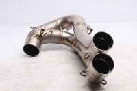 Collecteur déchappement, acheminement des gaz déchappement, système déchappement à double sortie Ducati Panigale 1100 V4 19-19