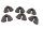 Cardan damper rubber set drive damper set Suzuki GSF 1200 S Bandit WVA9 01-05