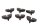 Cardan damper rubber set drive damper set Suzuki GSF 1200 S Bandit WVA9 01-05
