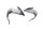 Wind deflector, windshield attachment, left and right, tinted Honda X-ADV 750 DA DCT 21-21
