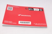 Operating instructions, service booklet, user manual Honda NC 750 X RC90 16-21