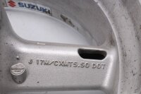 17-inch three-spoke tubeless rear wheel rim Suzuki SV 1000 S WVBX 03-07