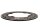 Disco de freno trasero, perforado, desaceleración Suzuki DL 1000 V-Strom WVBS 02-12