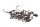 Screw set fairing frame Kawasaki Versys 650 LE650A /KLE 650B 07-09
