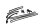 Timing chain kit, chain tensioner, guide rail Hyosung GT 650 R GT650R 05-08