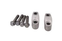 Lenkerklemmen Halter Abdeckungen mit Schrauben Set Kawasaki ZR 7S ZR750F/H 01-04