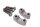 Lenkerklemmen Halter Abdeckungen mit Schrauben Set Kawasaki ZR 7S ZR750F/H 01-04
