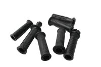 Universal handlebar grip set, rubber, left and right...