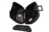 Seitenkoffer Topcase Gepäckbox Hartschale Schloss blau schwarz Honda universell