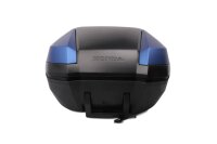 Seitenkoffer Topcase Gepäckbox Hartschale Schloss blau schwarz Honda universell